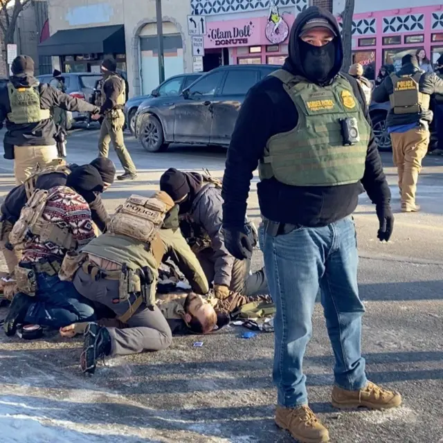 Captura de pantalla de uno de los videos del suceso.