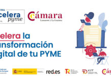 La Cámara de Comercio impulsa la transformación digital de pymes y autónomos a través de la Oficina Acelera Pyme